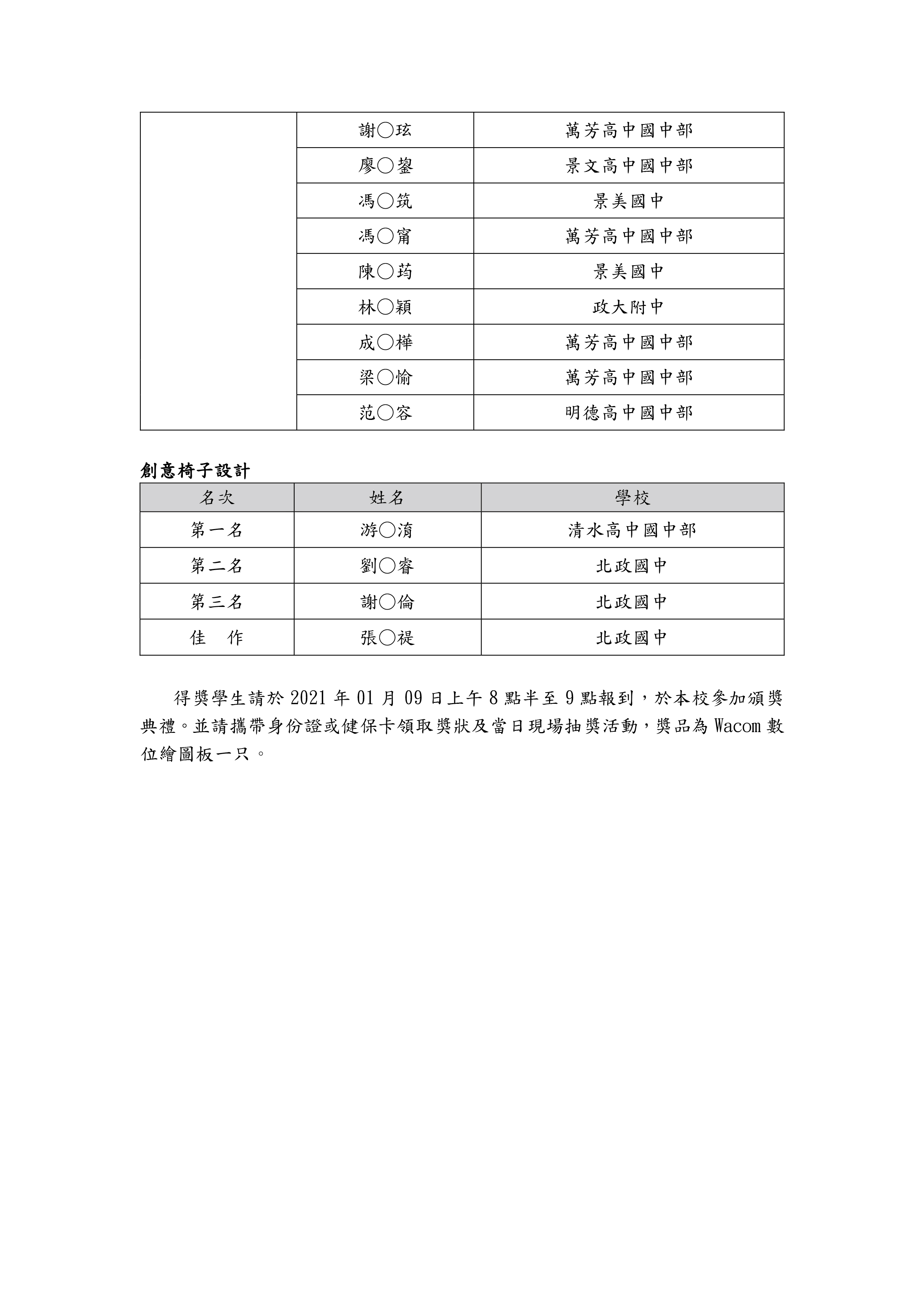 2021景文文創獎得獎名單暨調查表_公告-02